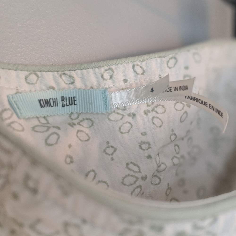 Urban Outfitters Kimchi Blue l Strapless Watercolor Print D… - Picture 10 of 11
